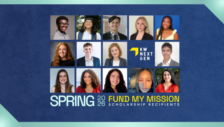 Meet the Spring 2026 Fund My Mission Scholarship Recipients – KW Next Gen